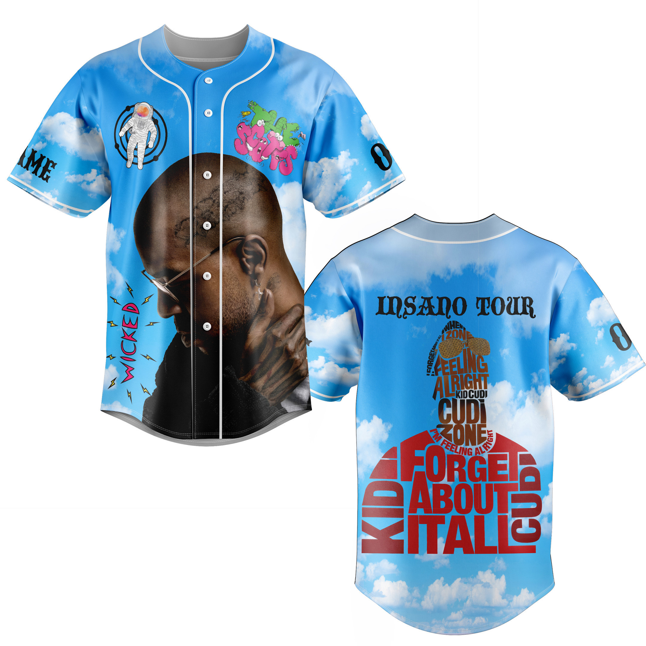 Insano Tour Baseball Jersey For Fans