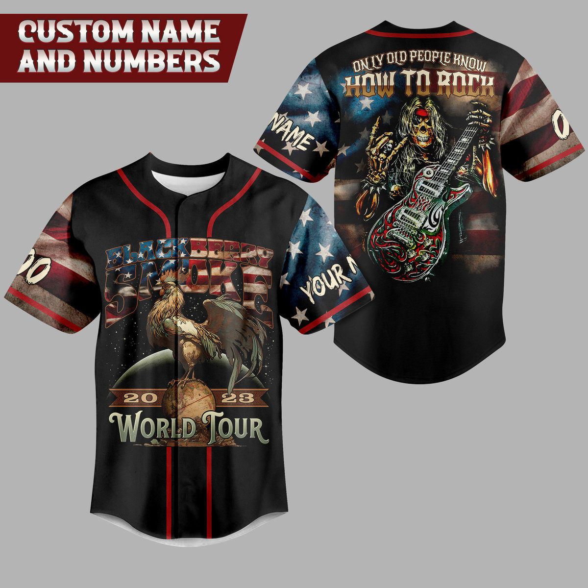 Blackberry Smoke Baseball Jersey For Fans