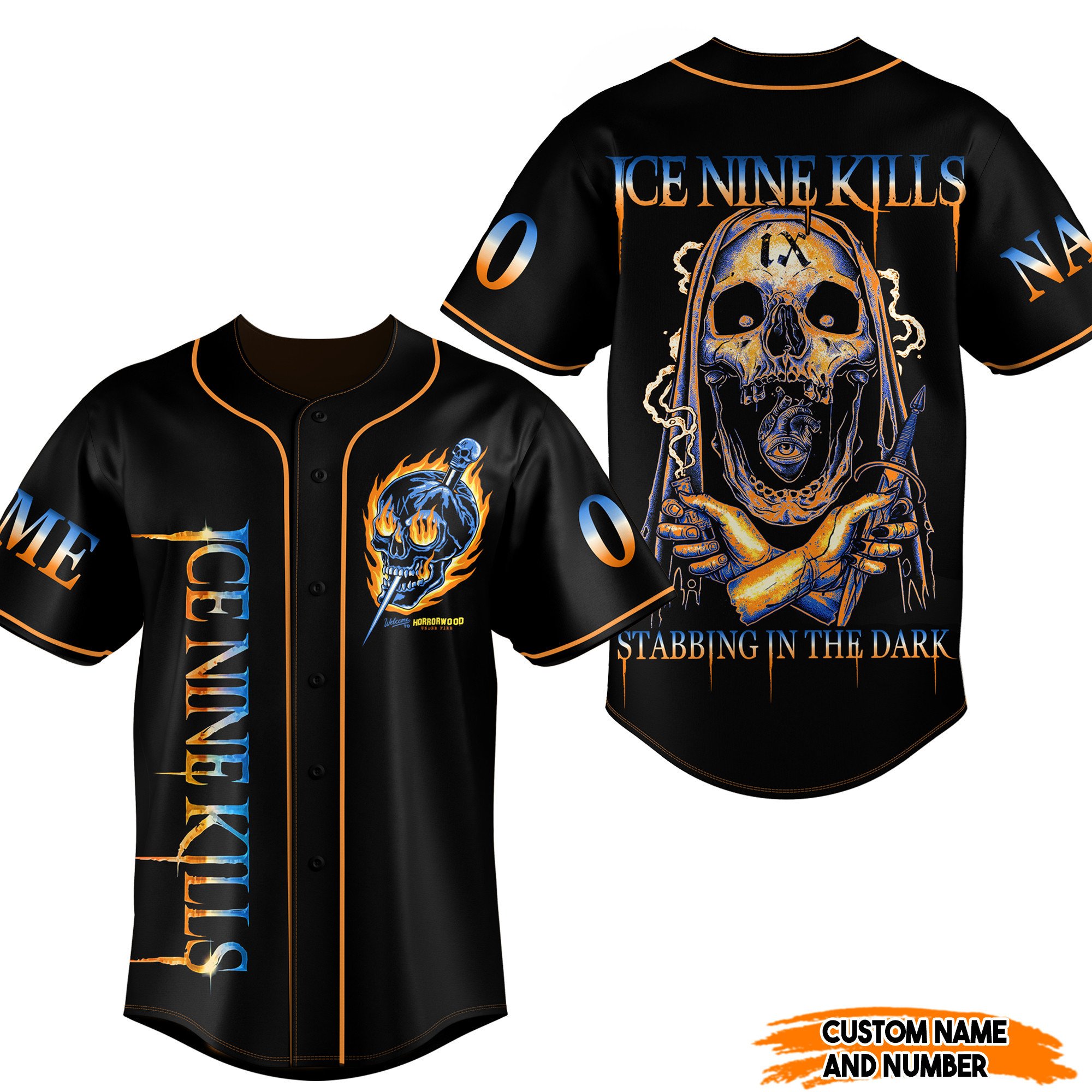 Ice Nine Kills Baseball Jersey For Fans