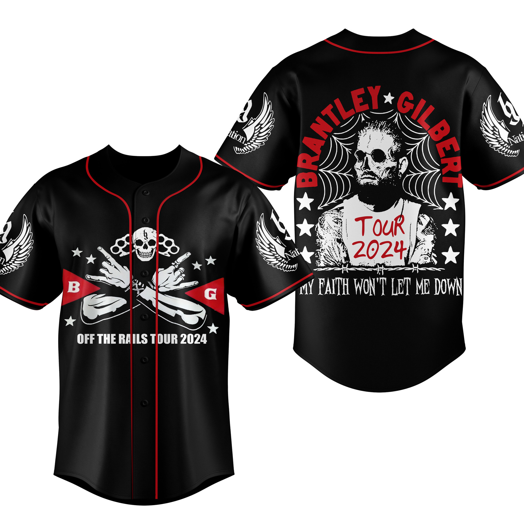 Brantley Gilbert Baseball Jersey For Fans