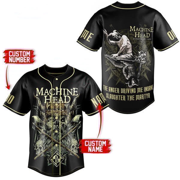 Machine Head Baseball Jersey For Fans