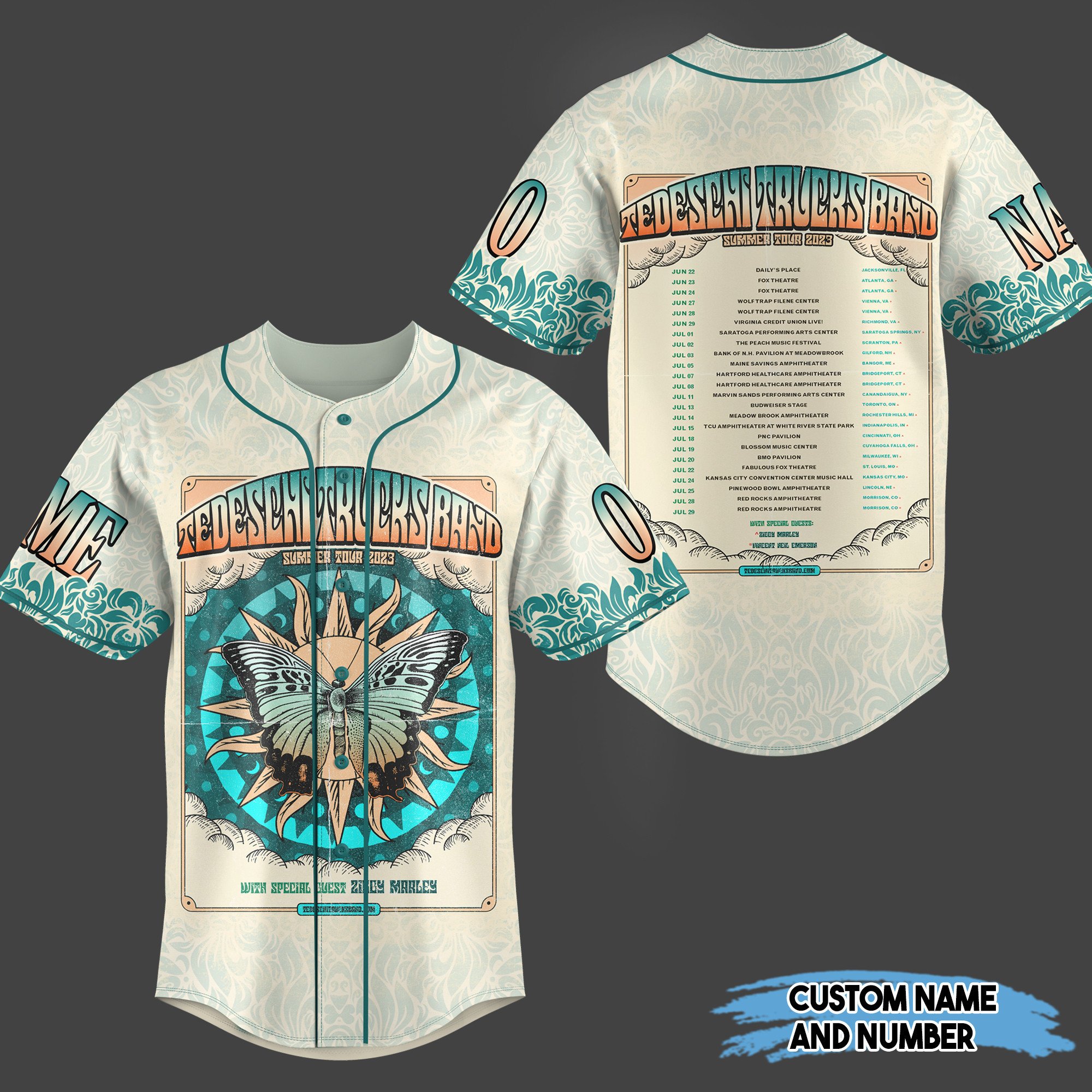 Tedeschi Trucks Band Baseball Jersey For Fans