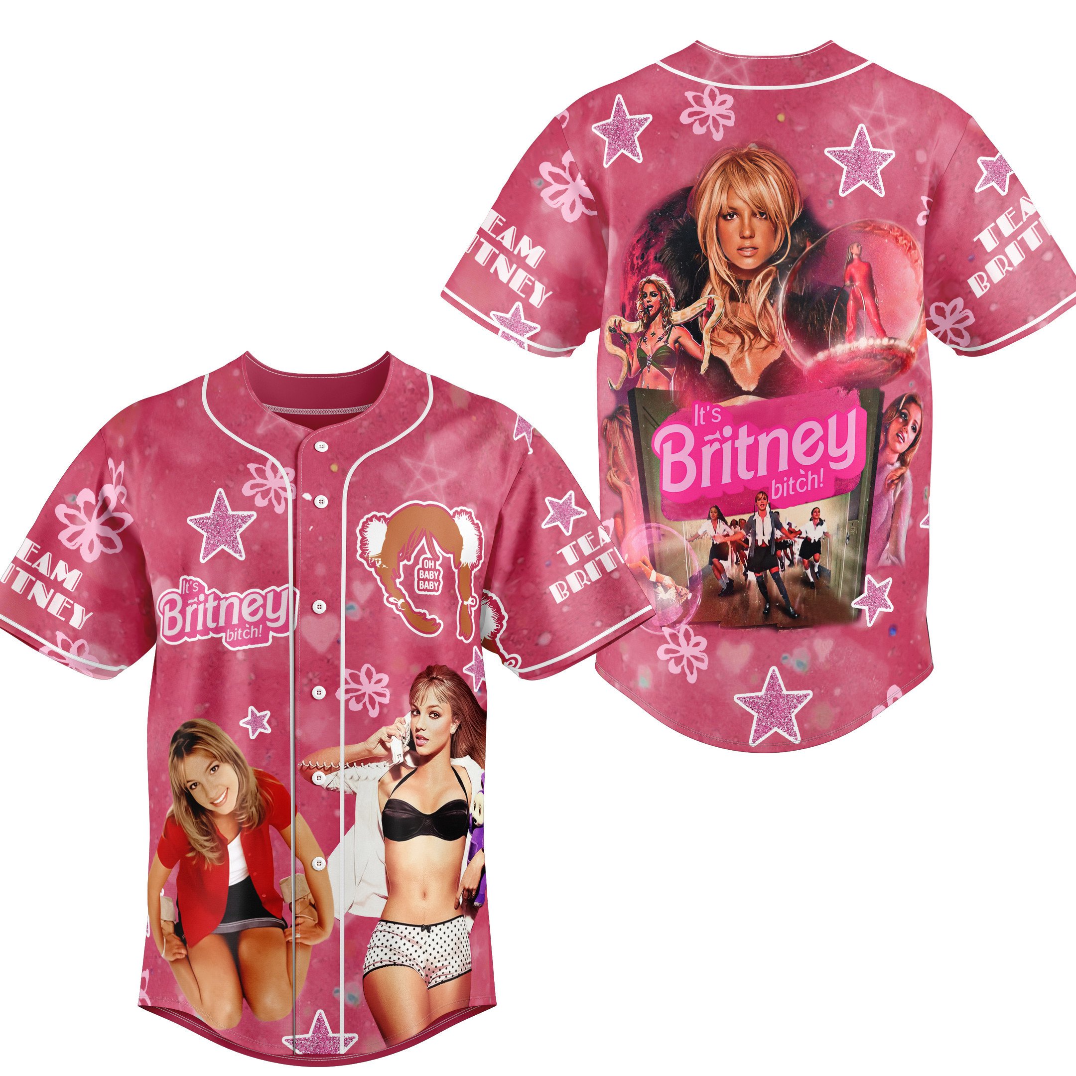 Gimme More Britney Spears Baseball Jersey For Fans