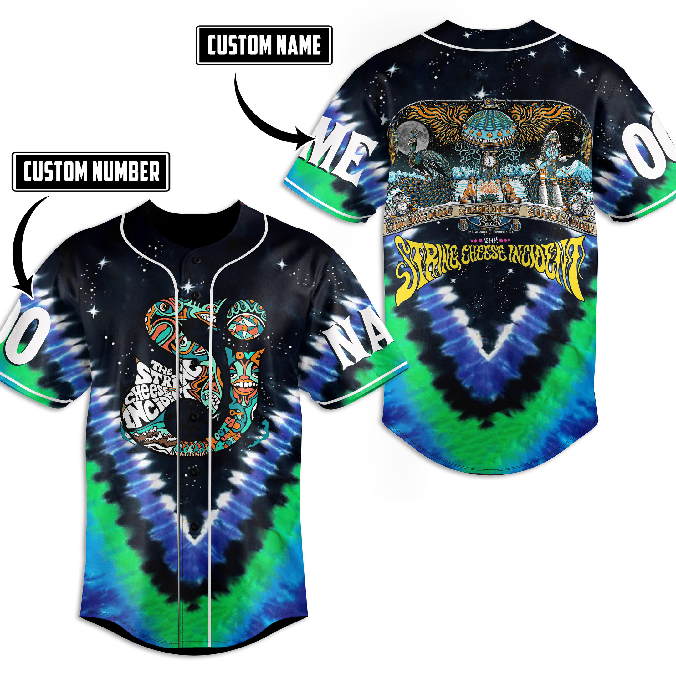 The String Cheese Incident Baseball Jersey For Fans