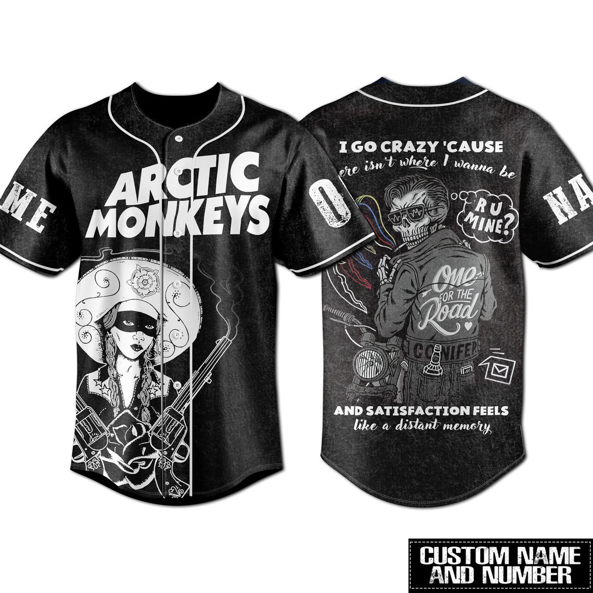 Arctic Monkeys Baseball Jersey For Fans