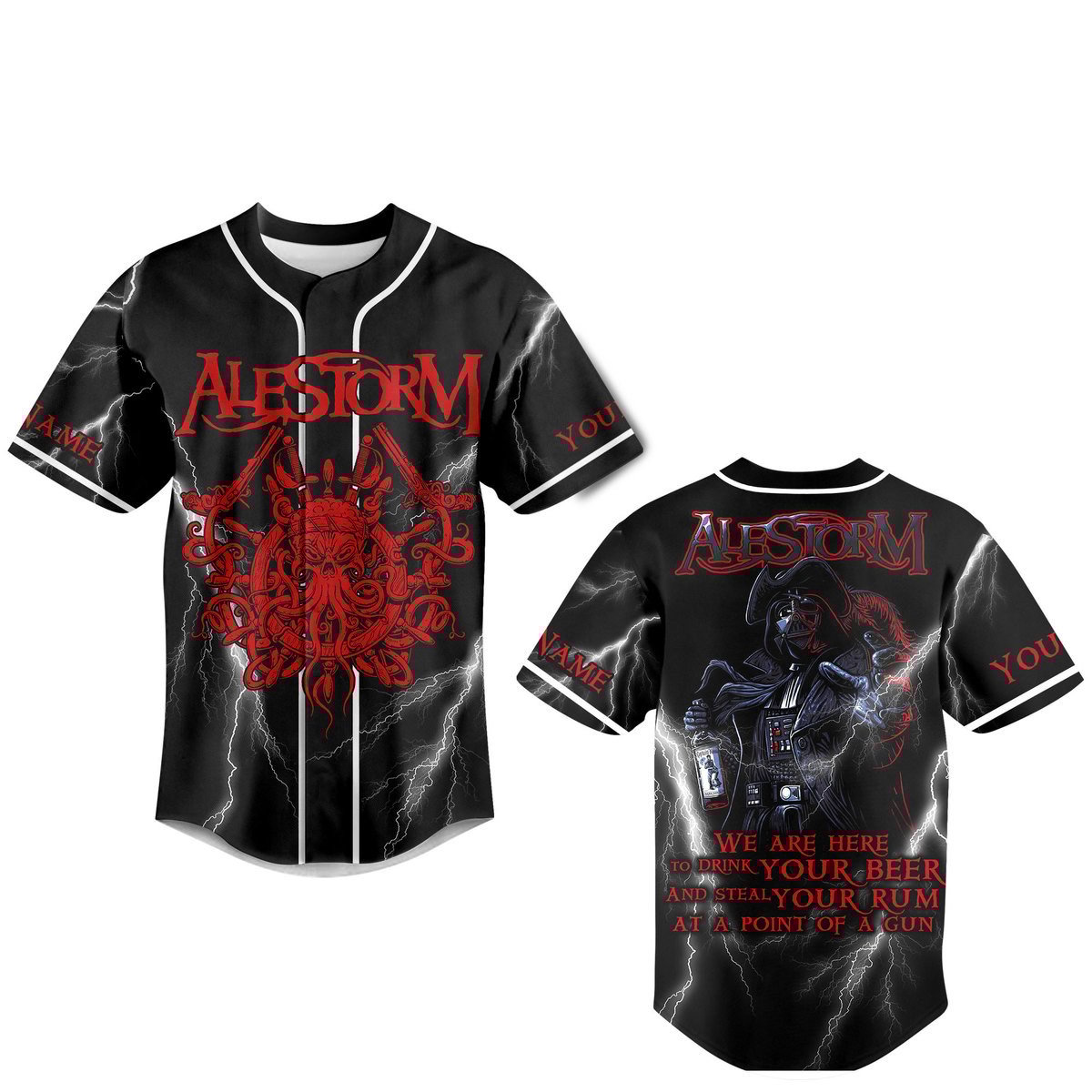 Alestorm Baseball Jersey For Fans