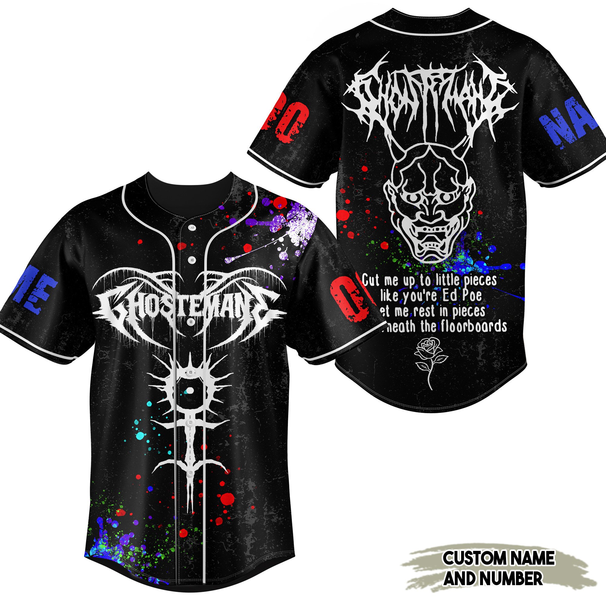 Ghostemane Baseball Jersey For Fans