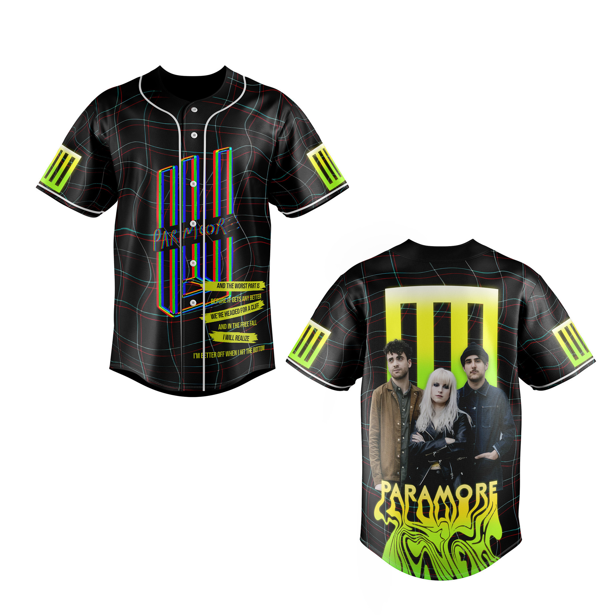 Paramore Baseball Jersey For Fans