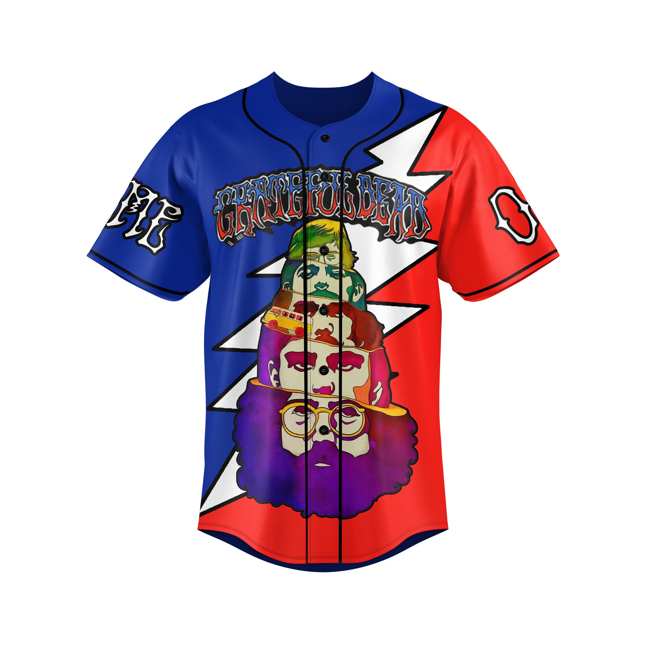 Grateful Dead Baseball Jersey For Fans