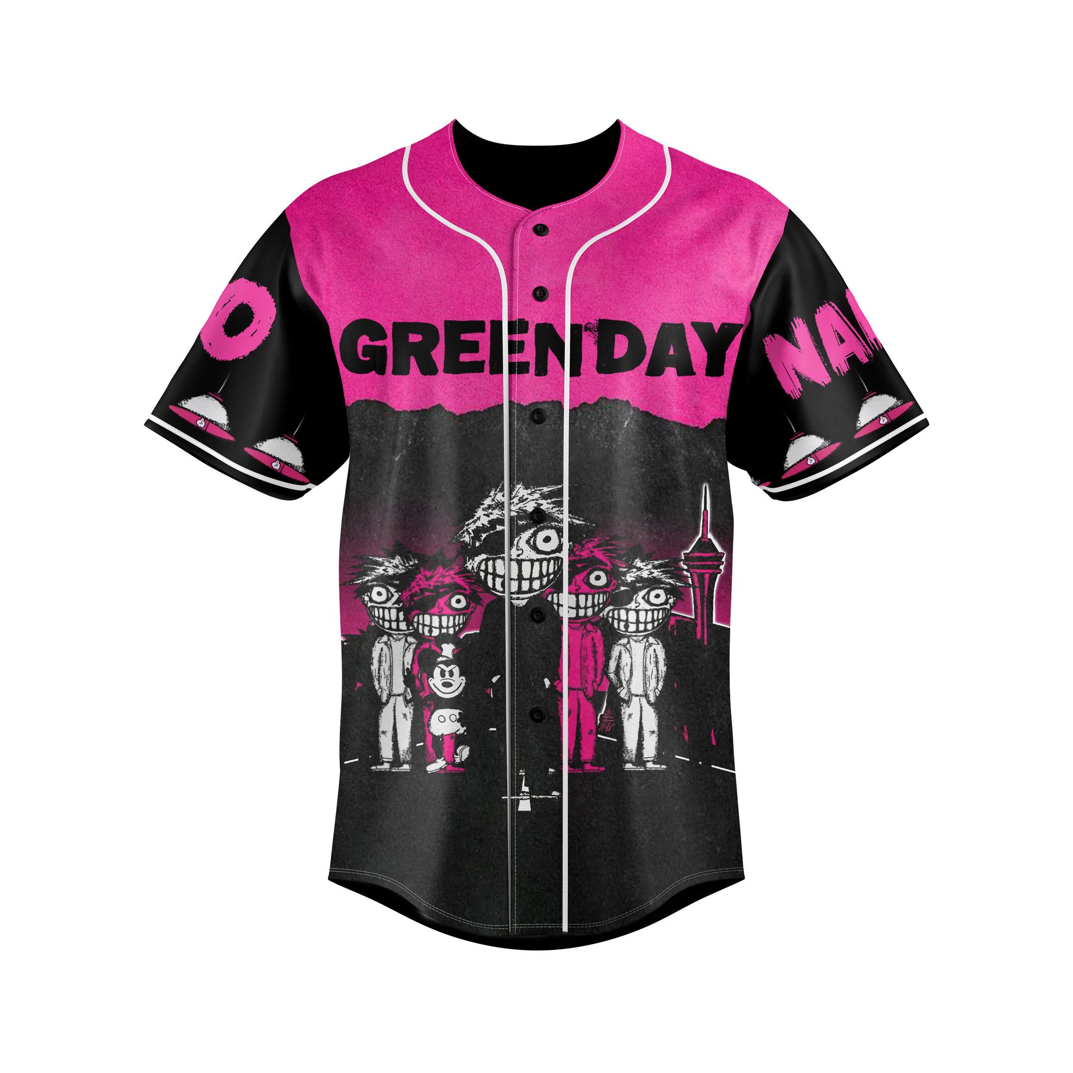 Green Day Baseball Jersey For Fans