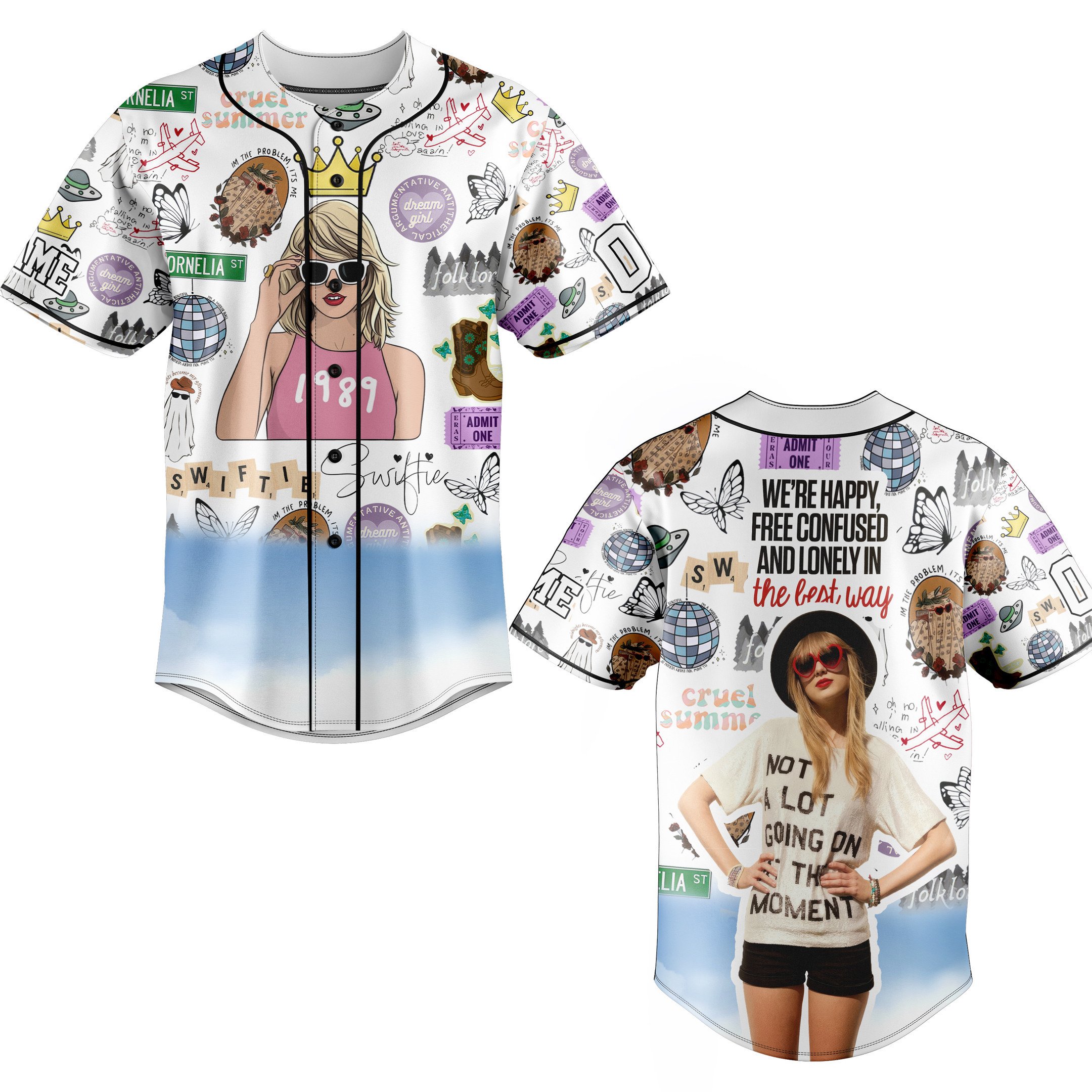 Taylor Swift Baseball Jersey For Fans