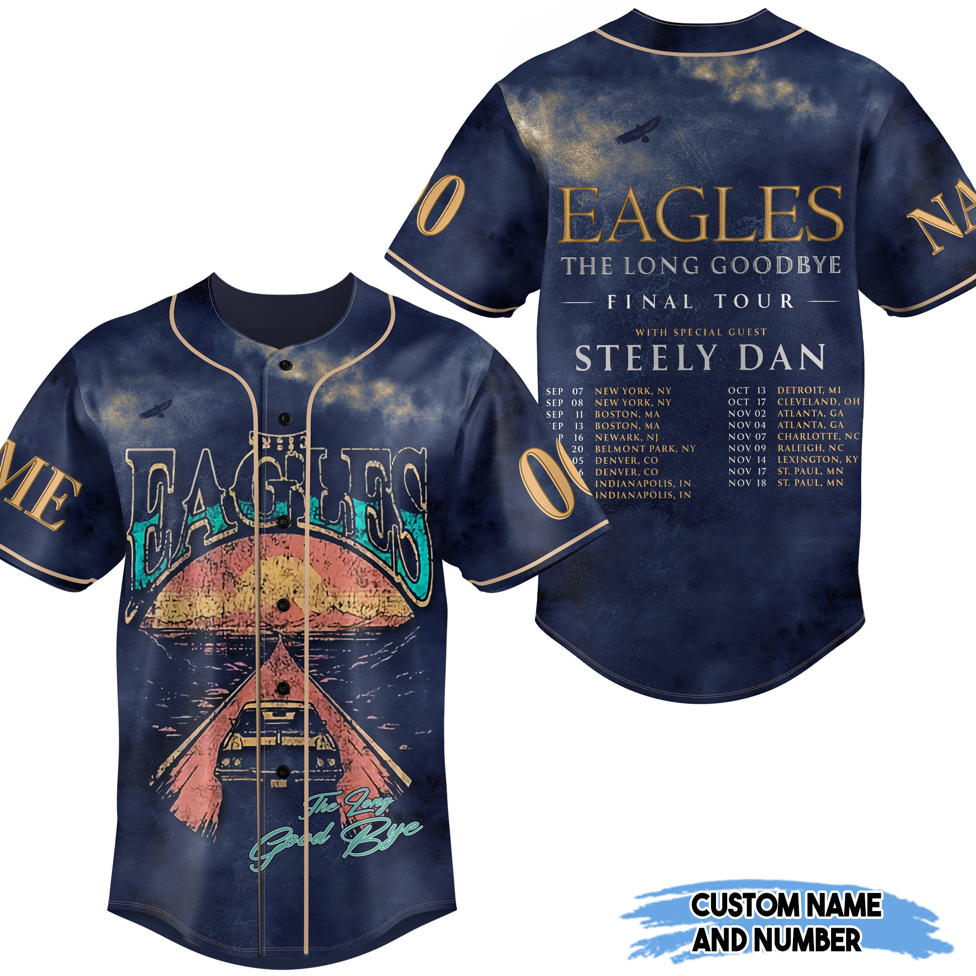 Eagles Baseball Jersey For Fans