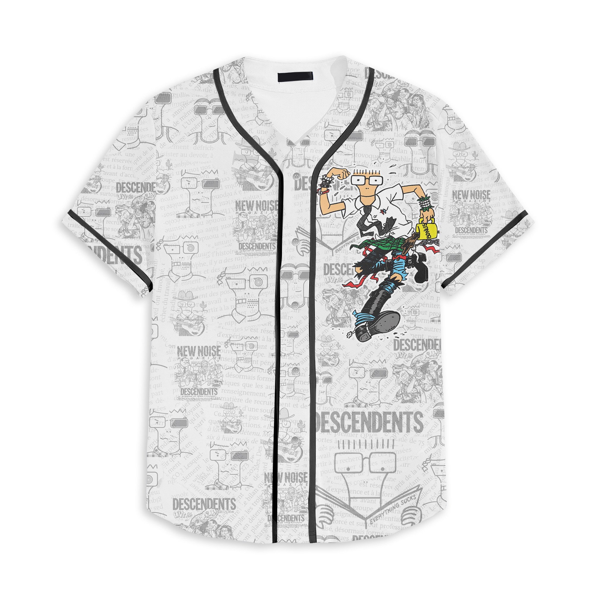 Descendents Baseball Jersey For Fans