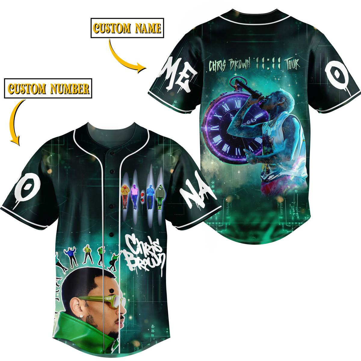 Chris Brown Baseball Jersey For Fans