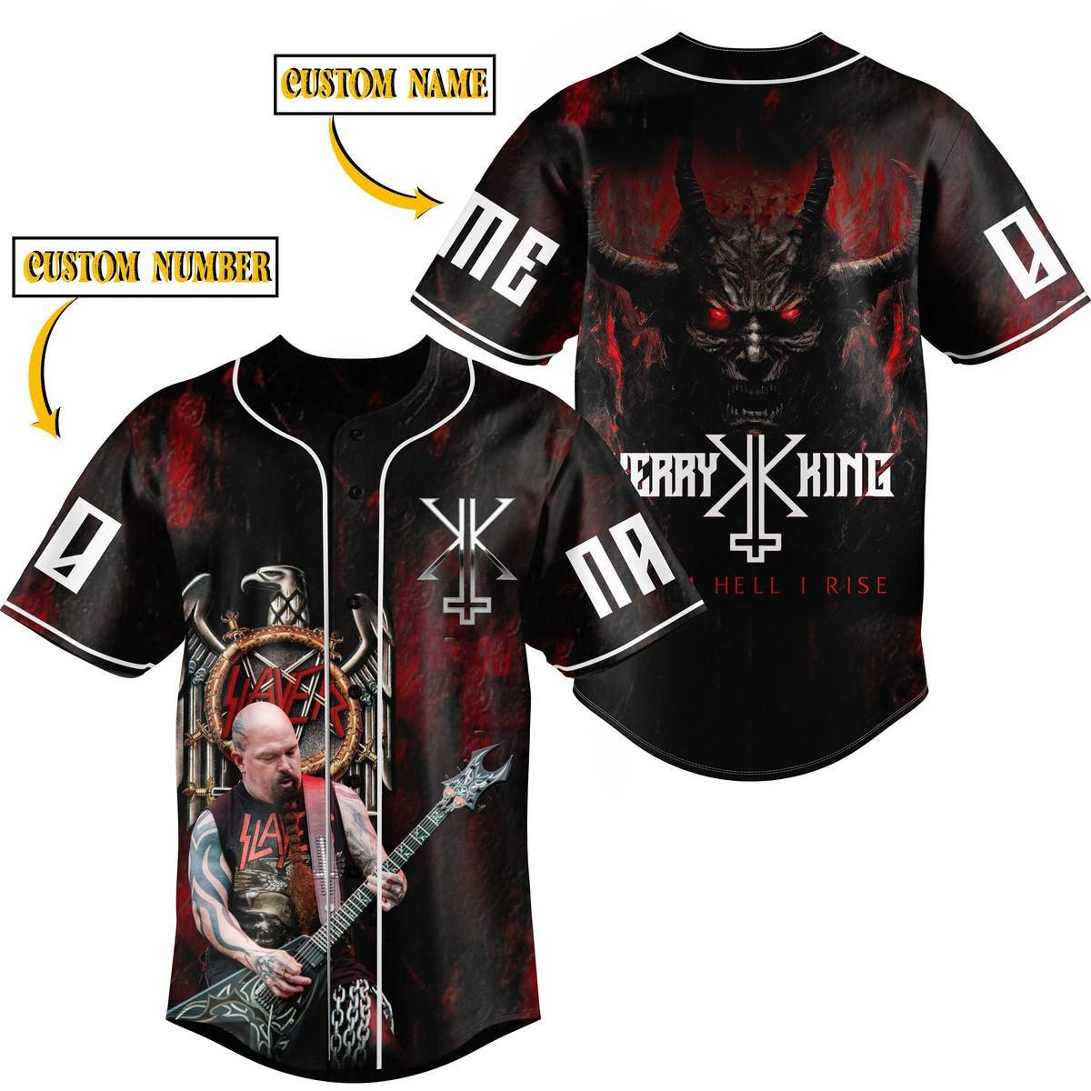 Kerry King Baseball Jersey For Fans