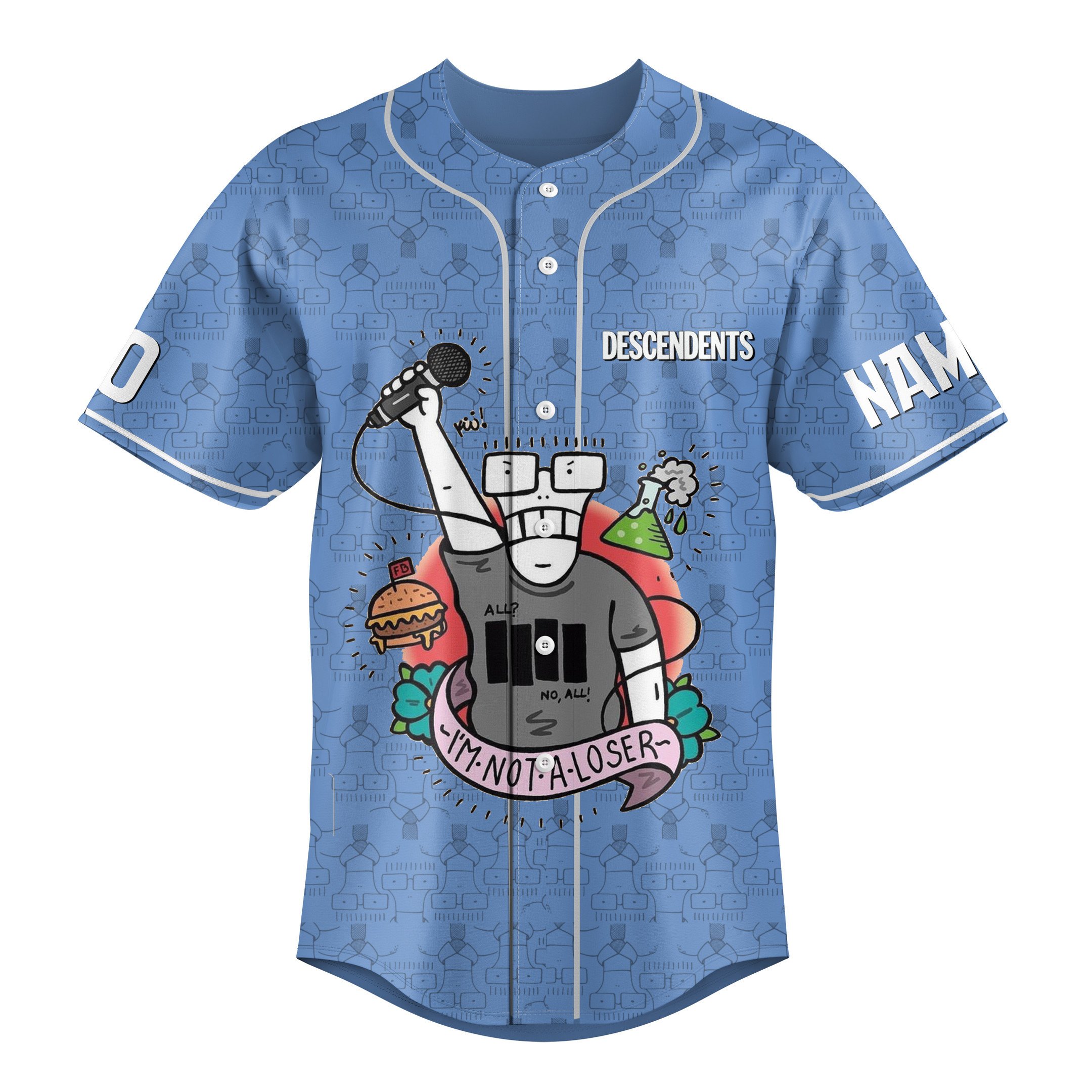 Descendents Baseball Jersey For Fans