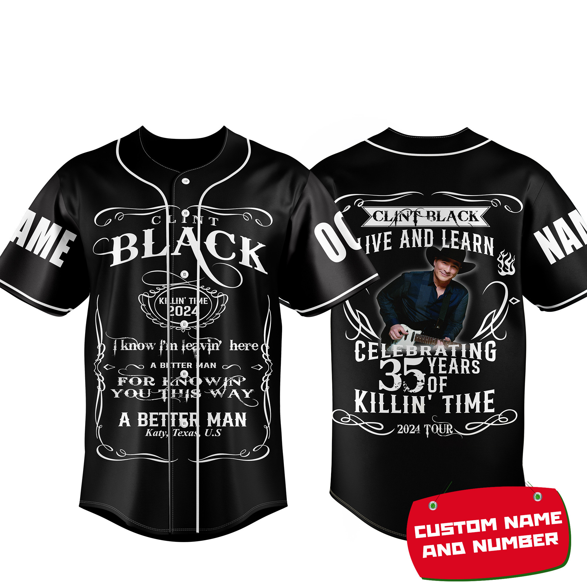 Clint Blackbaseball Jersey For Fans