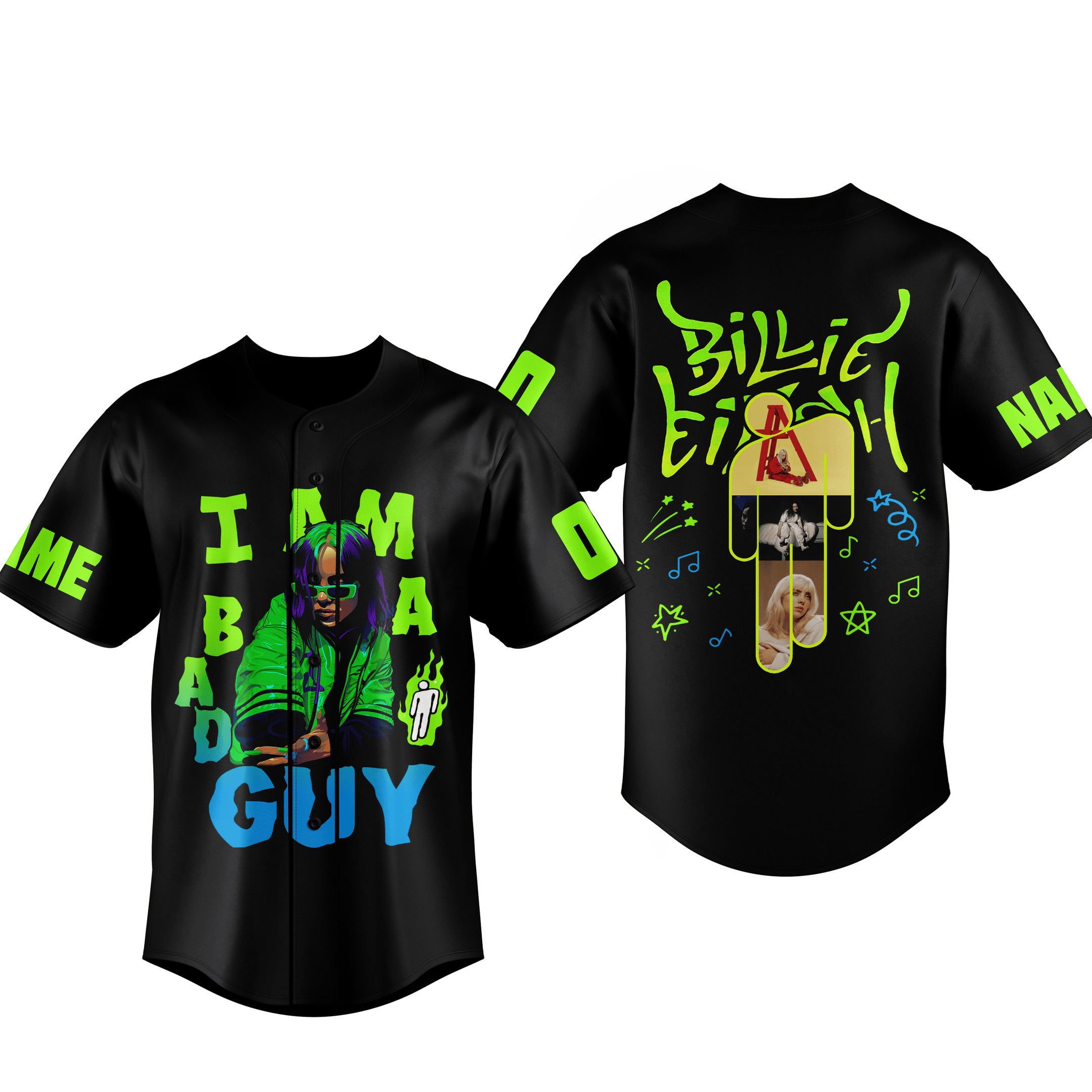 Billie Eilish Baseball Jersey For Fans