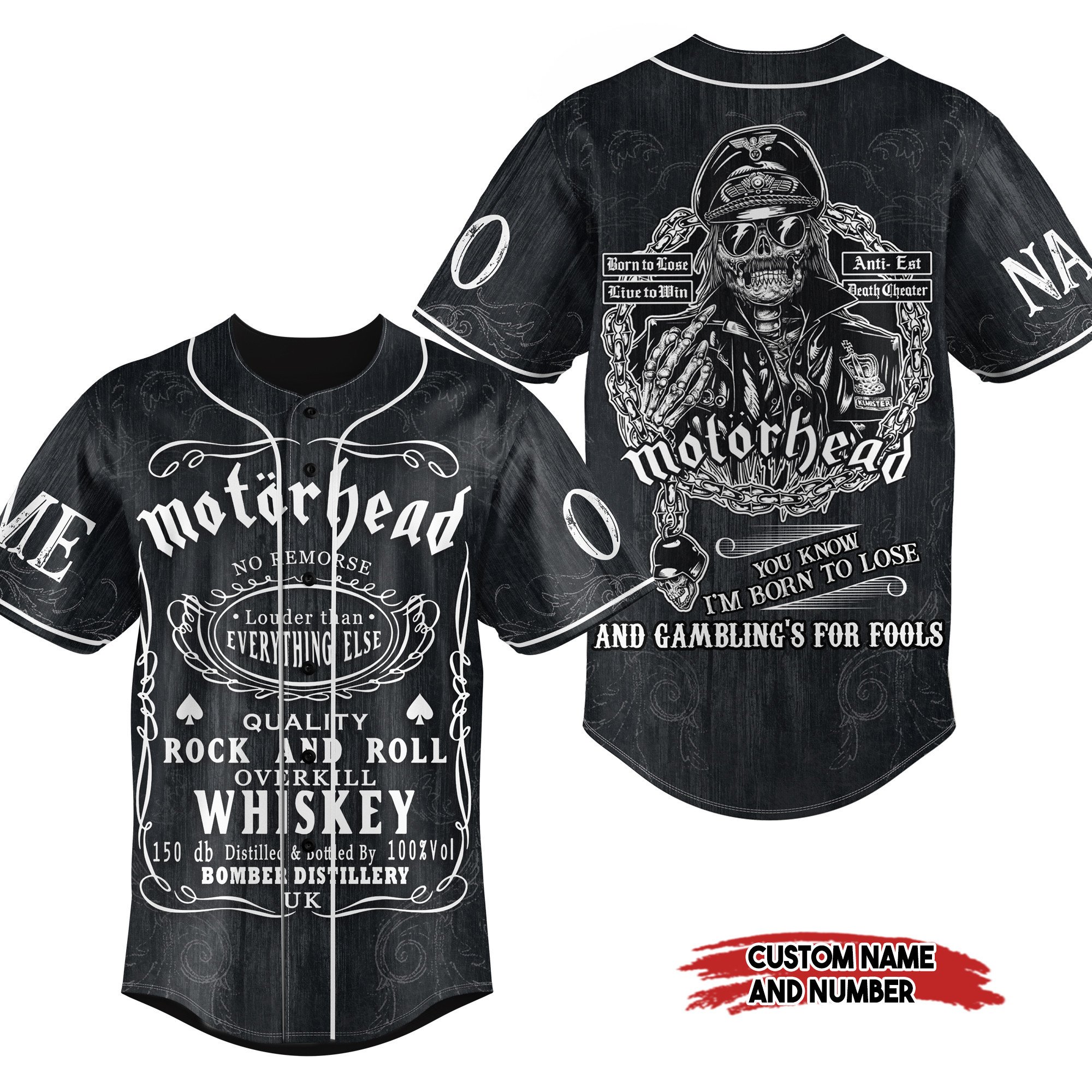 Motorhead Baseball Jersey For Fans