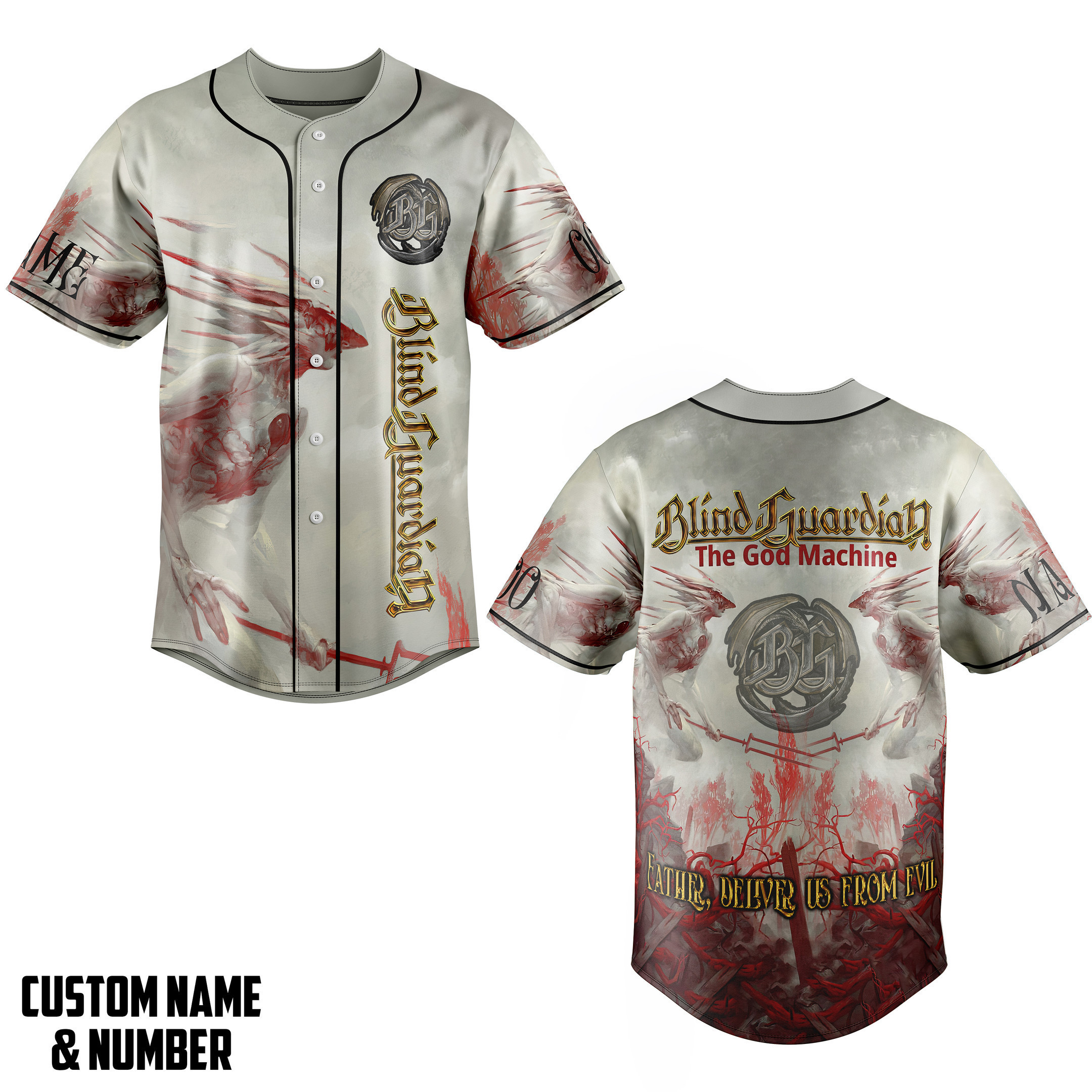 Blind Guardian Baseball Jersey For Fans