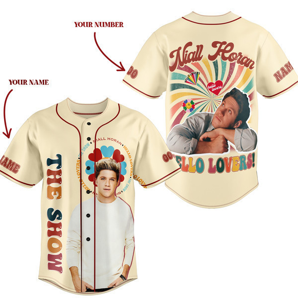 Niall Horan Baseball Jersey For Fans