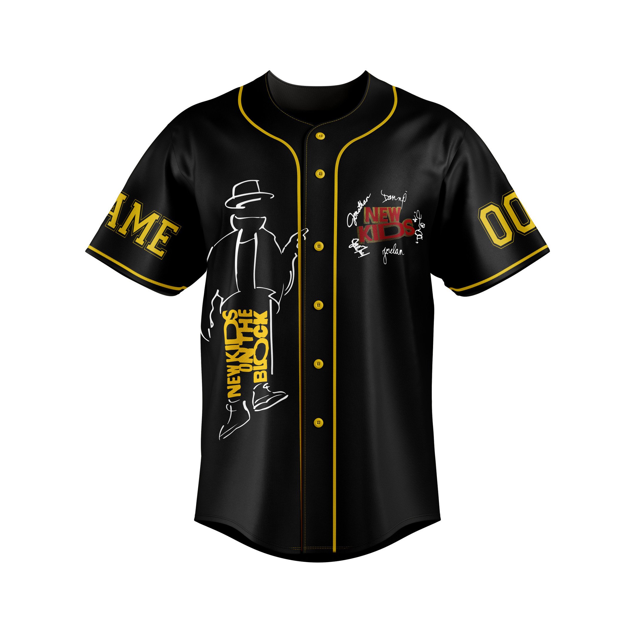 New Kids On The Block Baseball Jersey For Fans