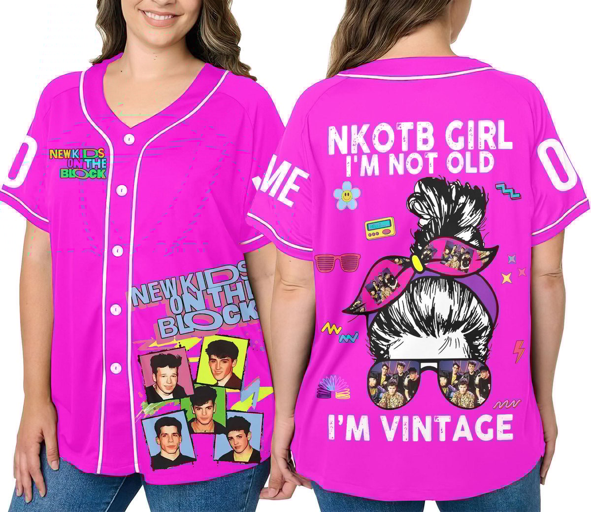 New Kids On The Block Baseball Jersey For Fans