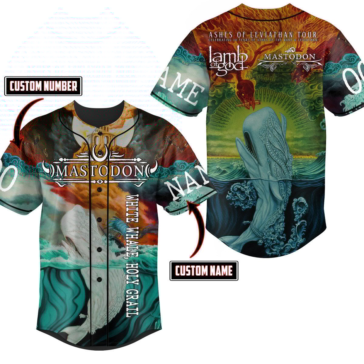 Lamb Of God Baseball Jersey For Fans