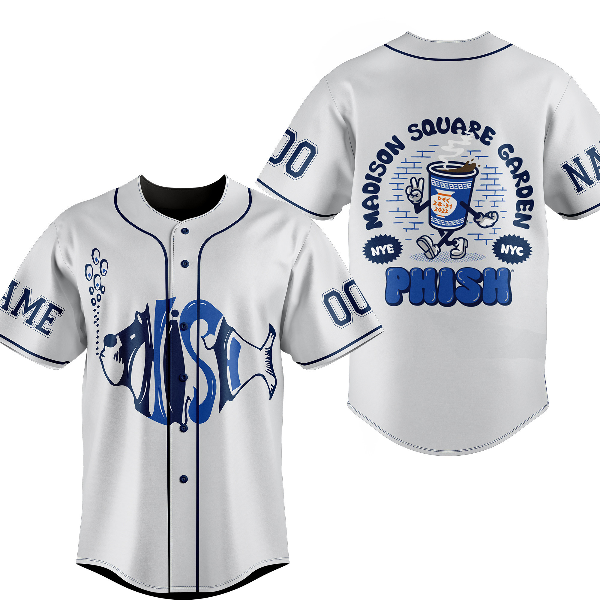 Phish Baseball Jersey For Fans