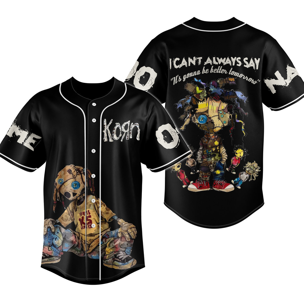 Korn Baseball Jersey For Fans