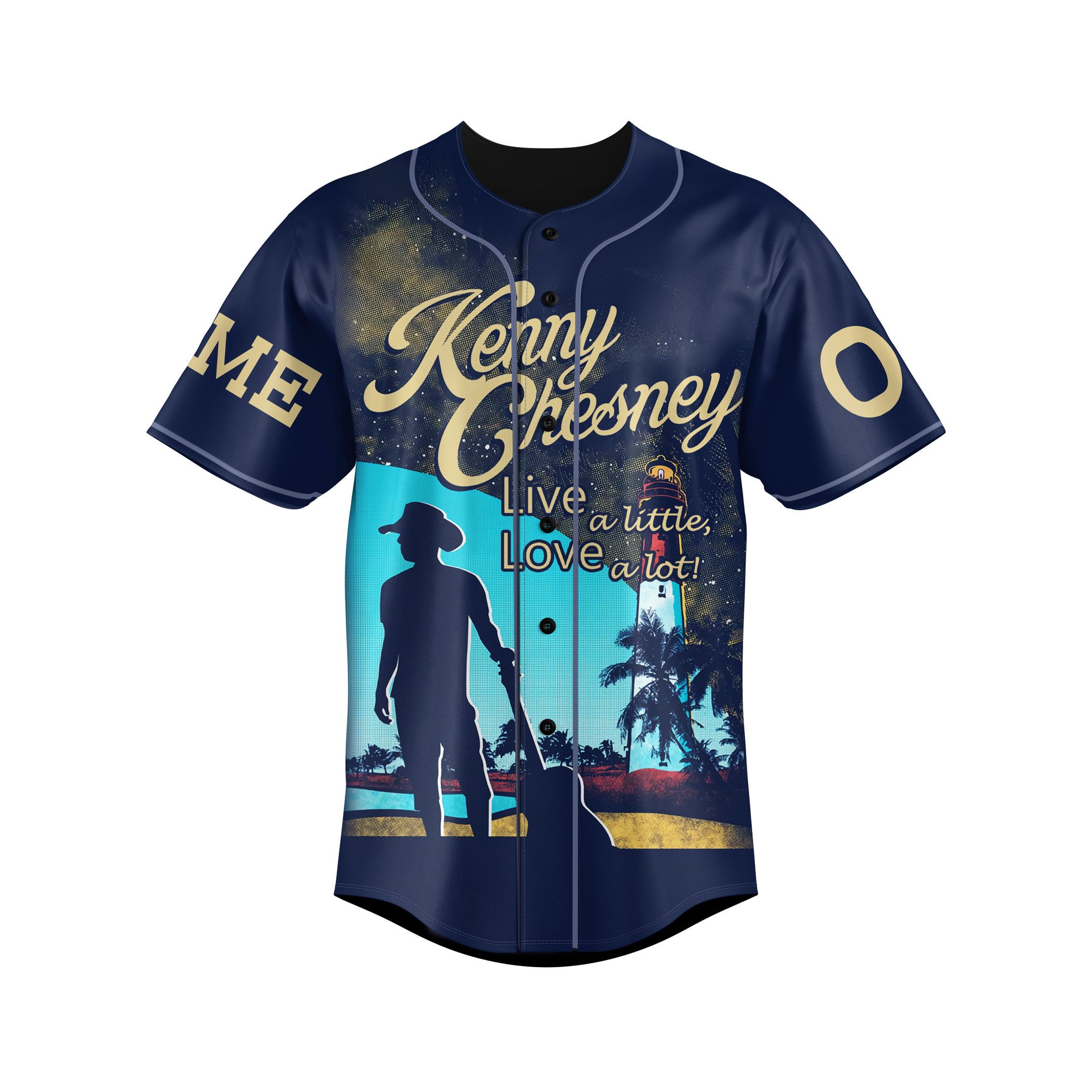 Kenny Chesney Baseball Jersey For Fans