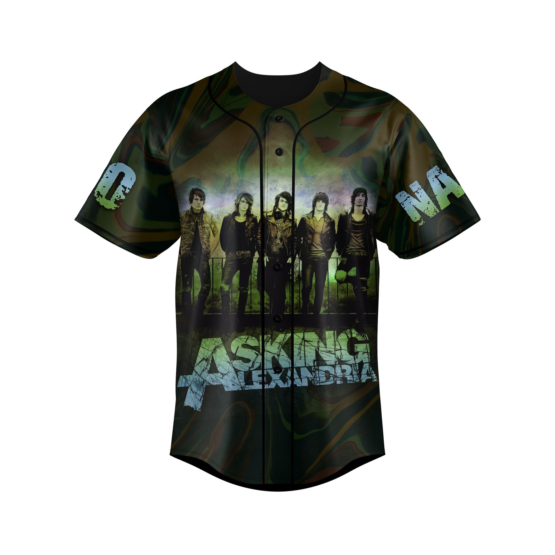 Asking Alexandria Baseball Jersey For Fans