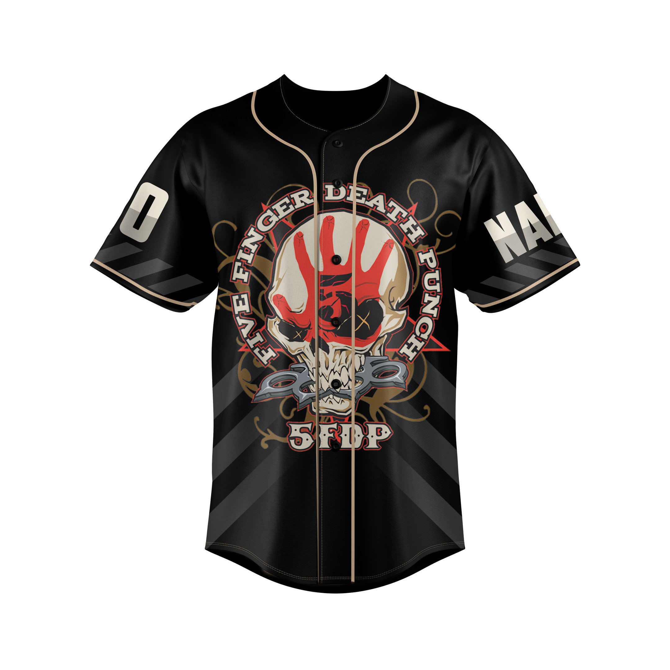Five Finger Death Punch Baseball Jersey For Fans