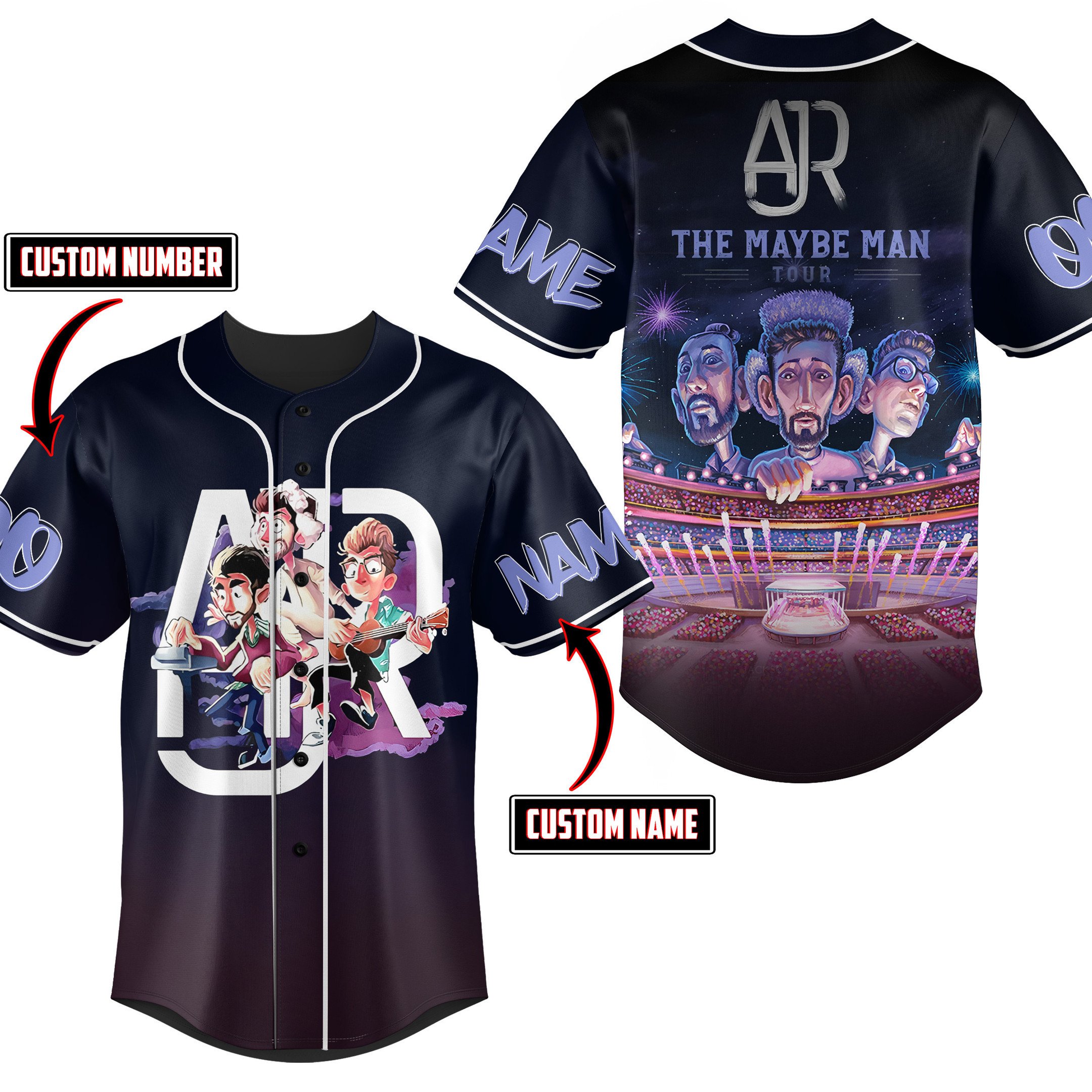 The Maybe Man Ajr Baseball Jersey For Fans