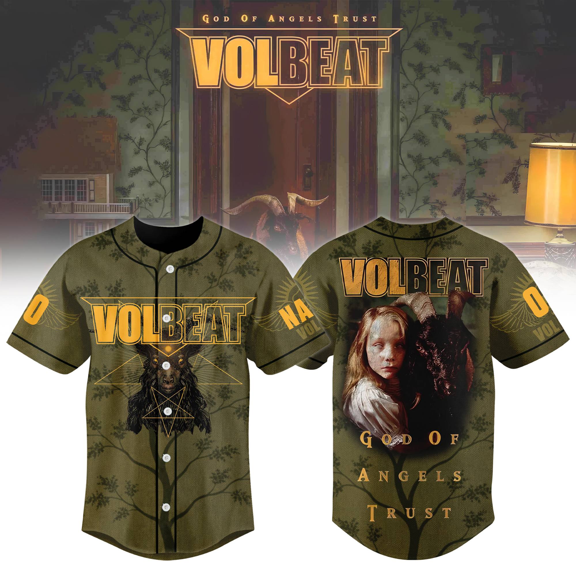 Volbeat Band Music Personalized Baseball Jersey For Fans