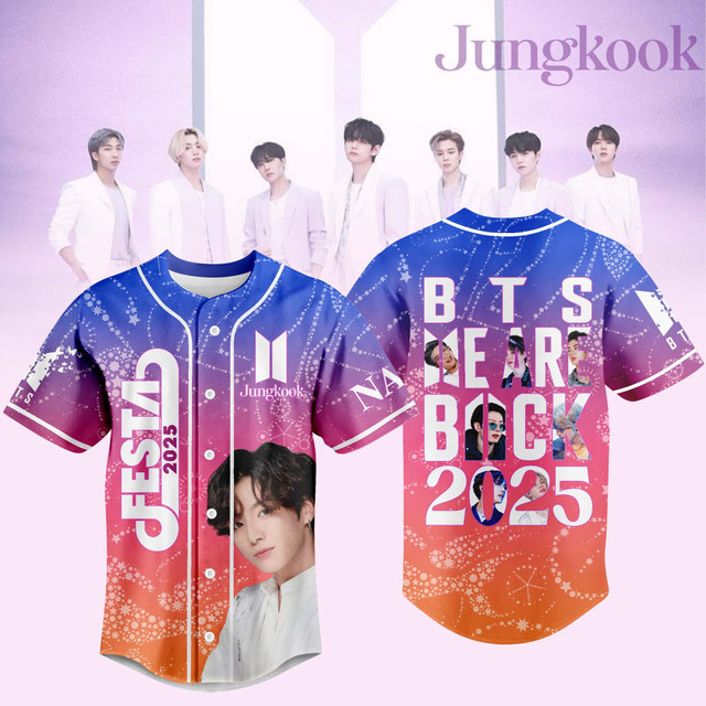 Bts Jung Kook Music Personalized Baseball Jersey For Fans