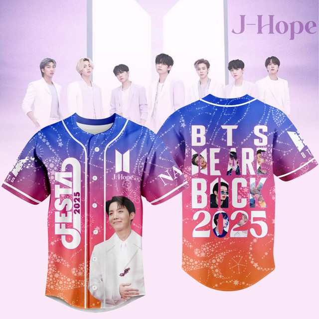 Bts J-Hope Music Personalized Baseball Jersey For Fans