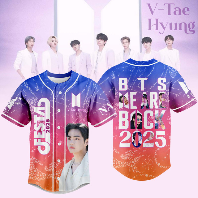 Bts V-Tae Hyung Music Personalized Baseball Jersey For Fans
