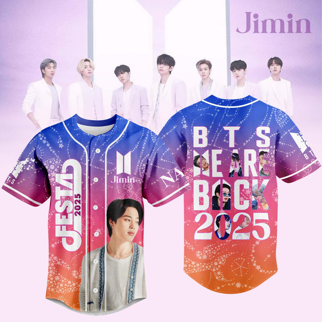 Bts Jimin Music Personalized Baseball Jersey For Fans