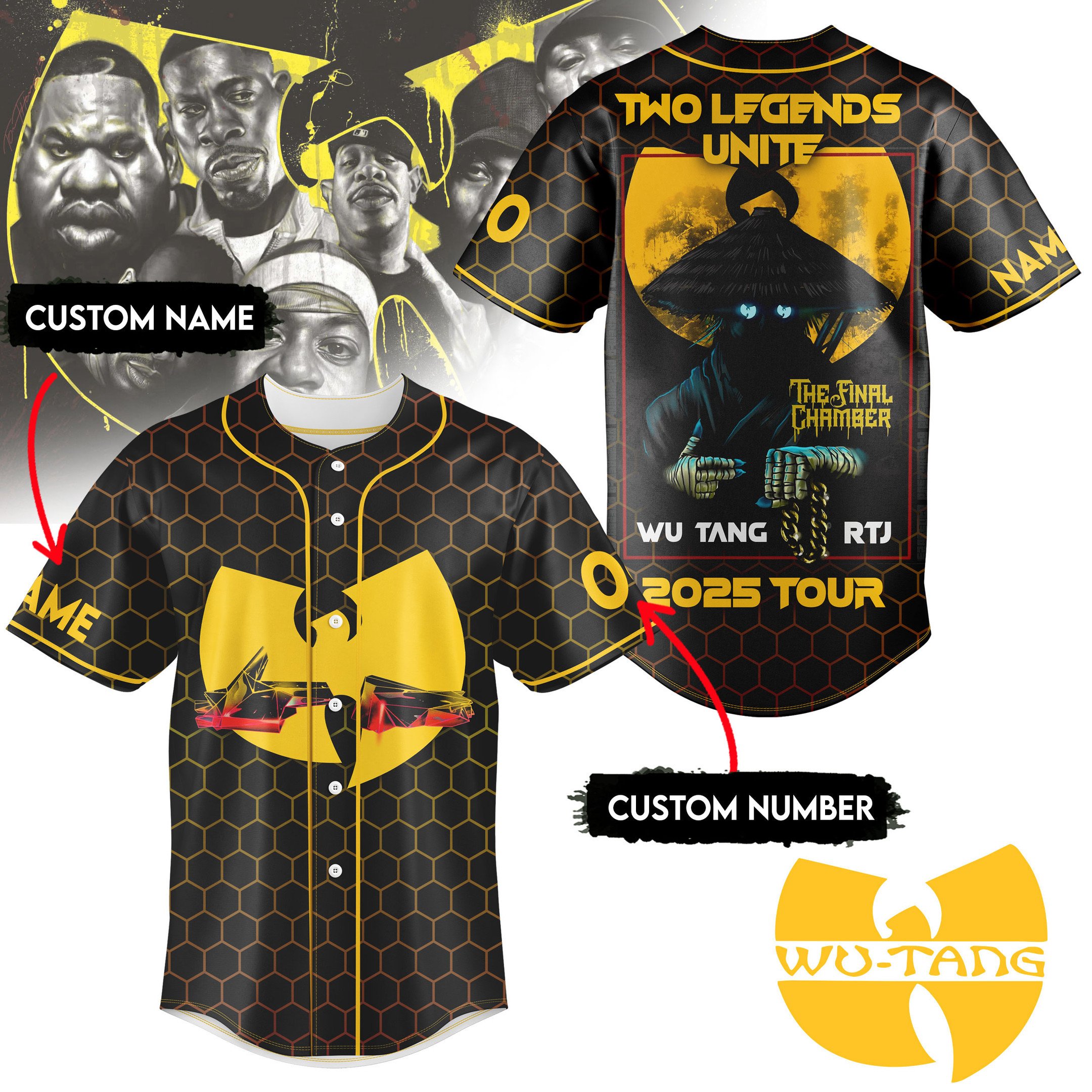 Wu-Tang Music Clan X The Final Chamber Personalized Baseball Jersey For Fan