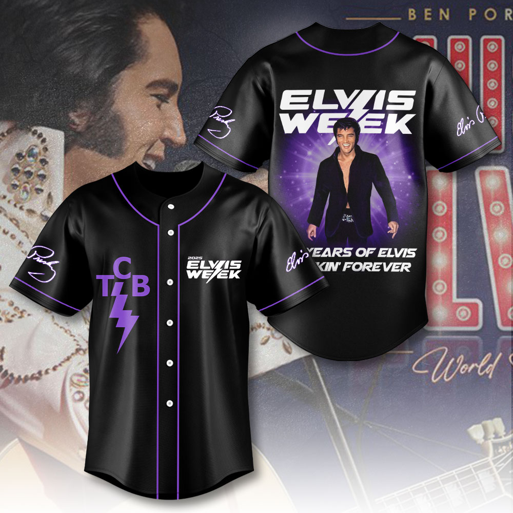 Elvis Presley Baseball Jersey