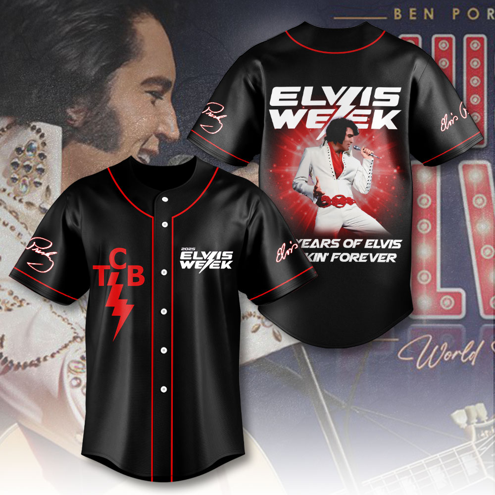 Elvis Presley Baseball Jersey
