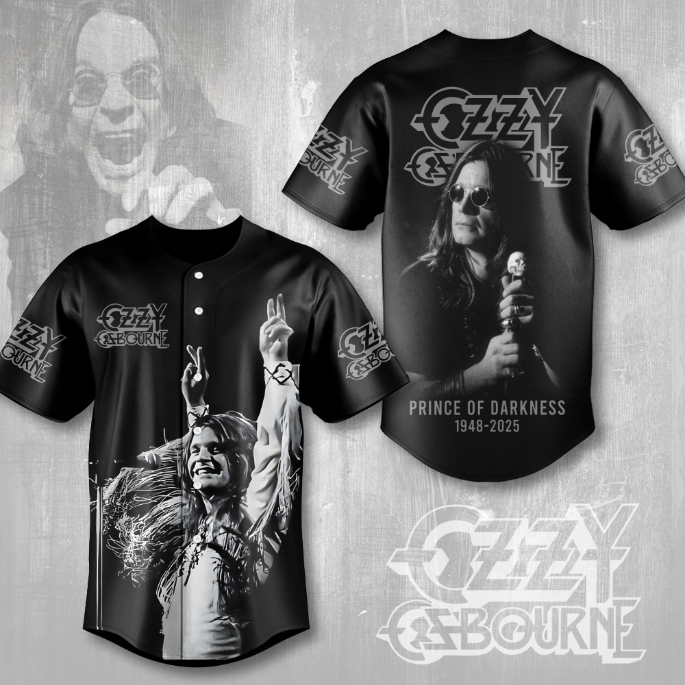 Ozzy Osbourne Baseball Jersey