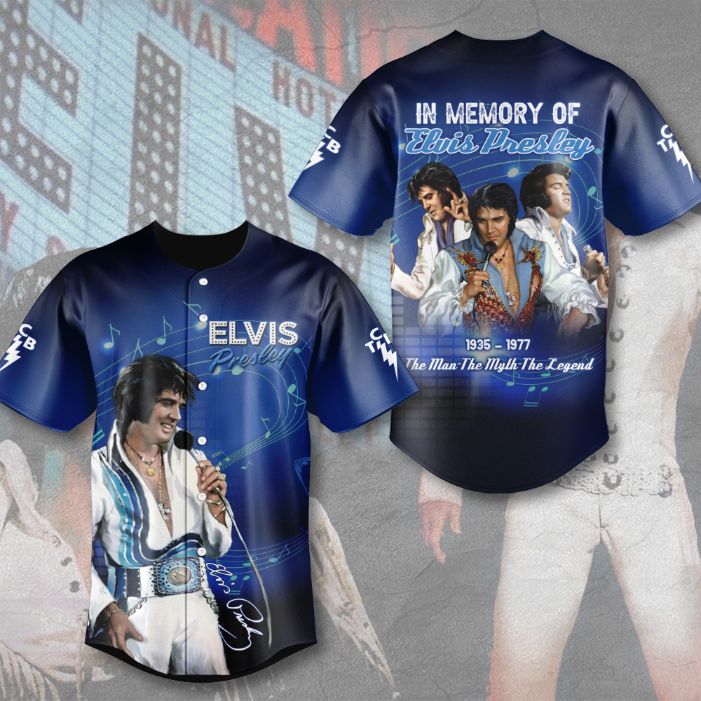 Elvis Presley Baseball Jersey