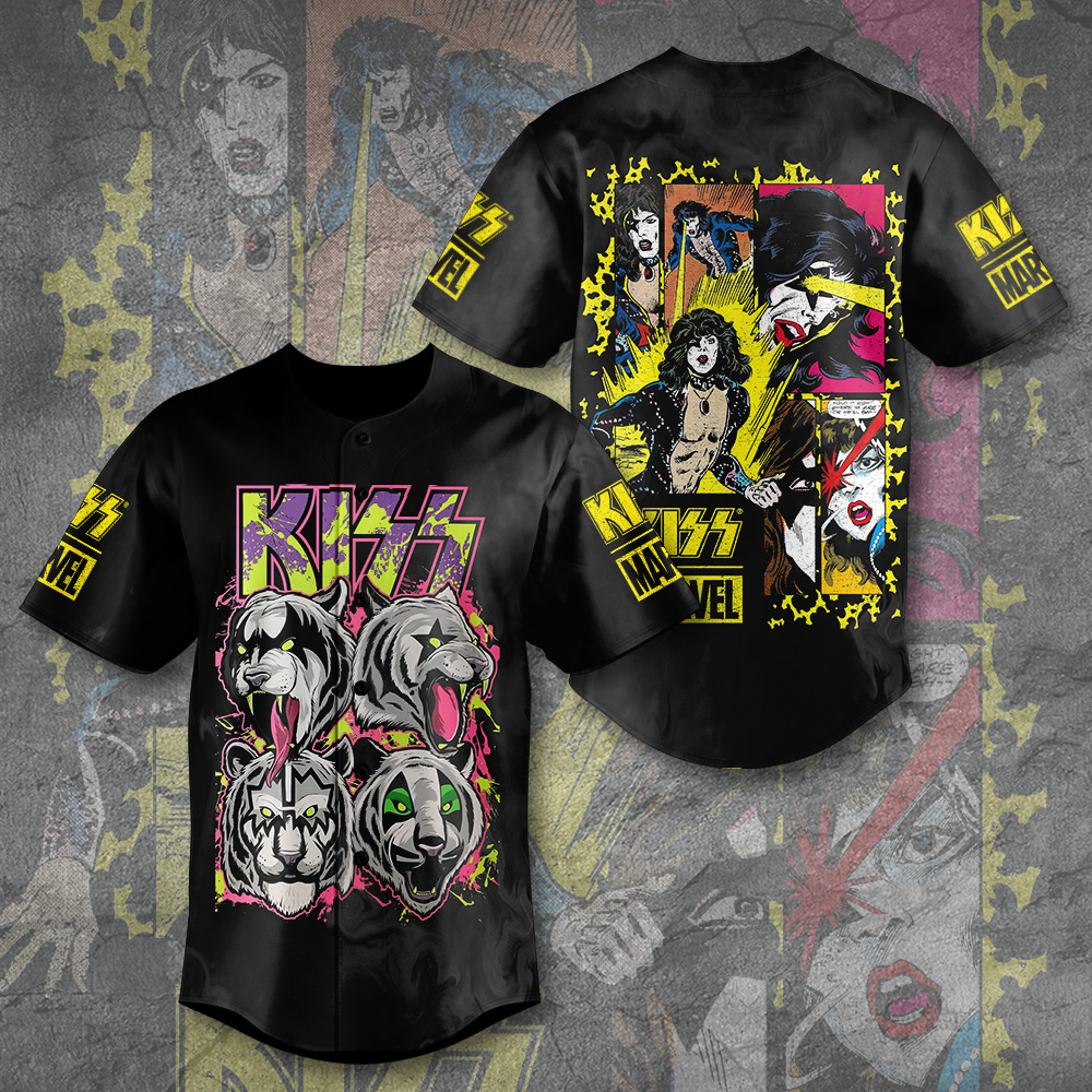 Kiss Baseball Jersey