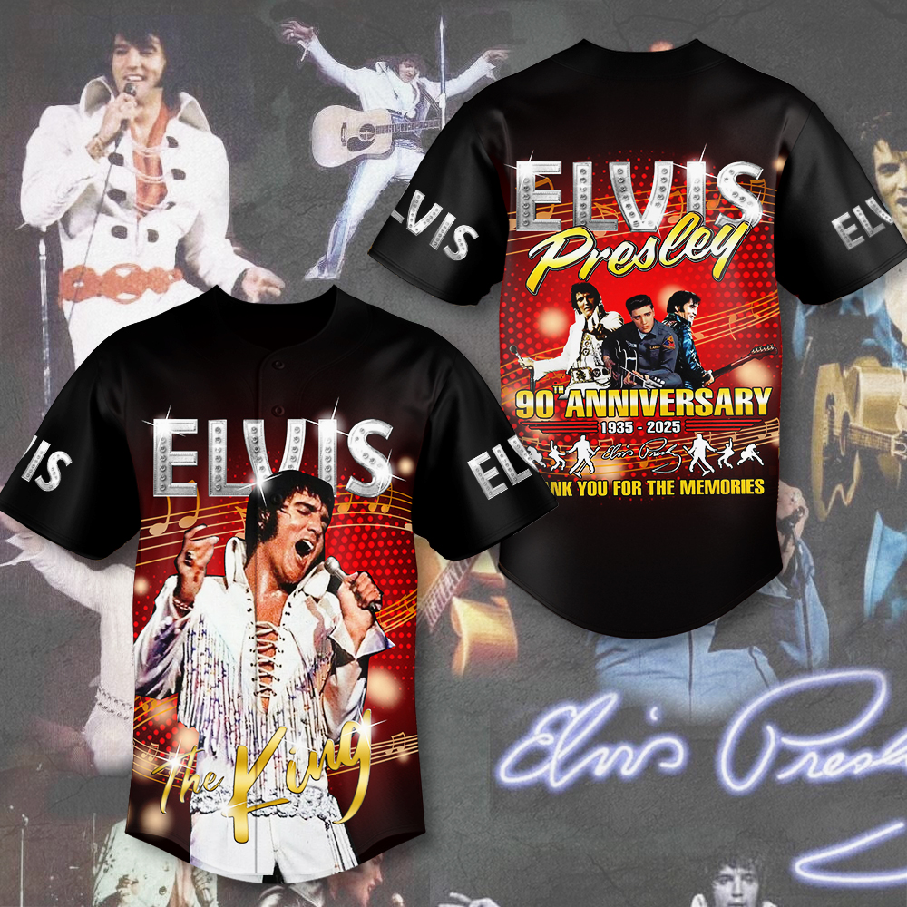 Elvis Presley Baseball Jersey