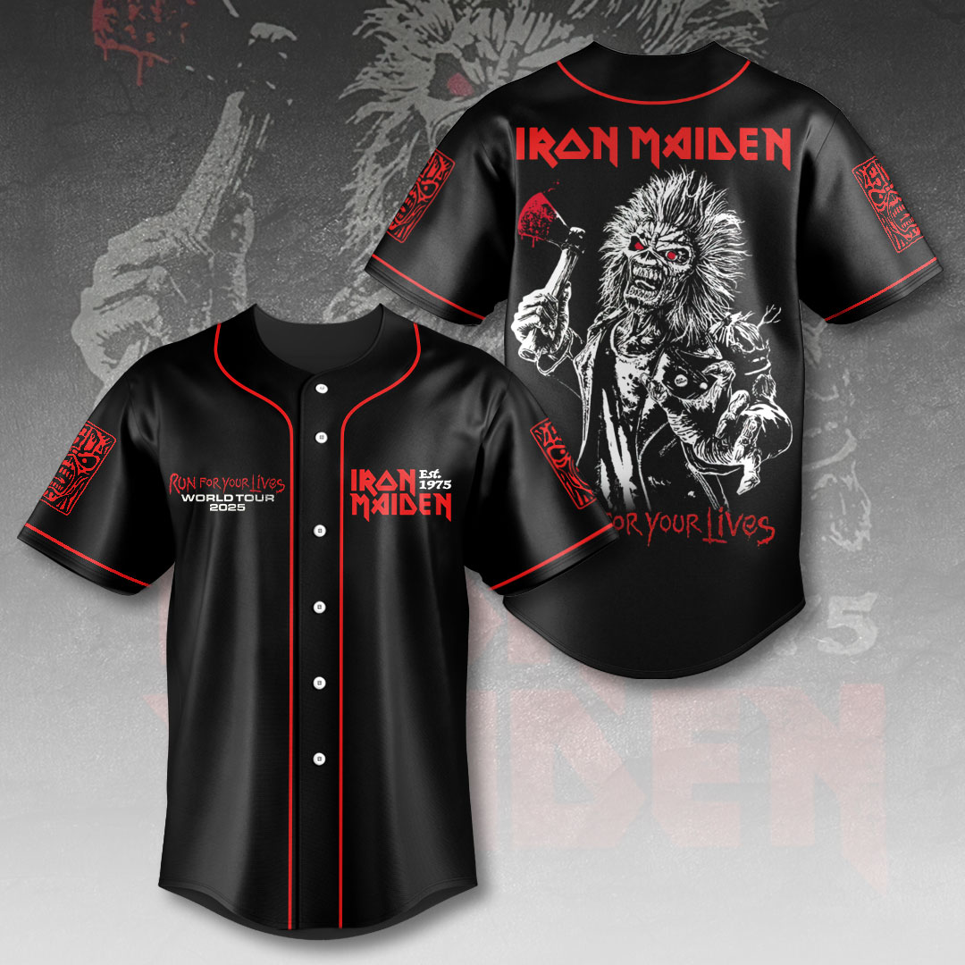 Iron Maiden Baseball Jersey