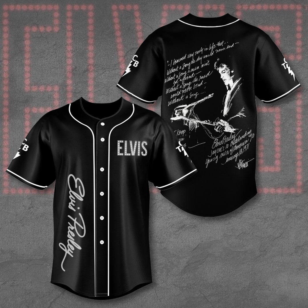 Elvis Presley Baseball Jersey