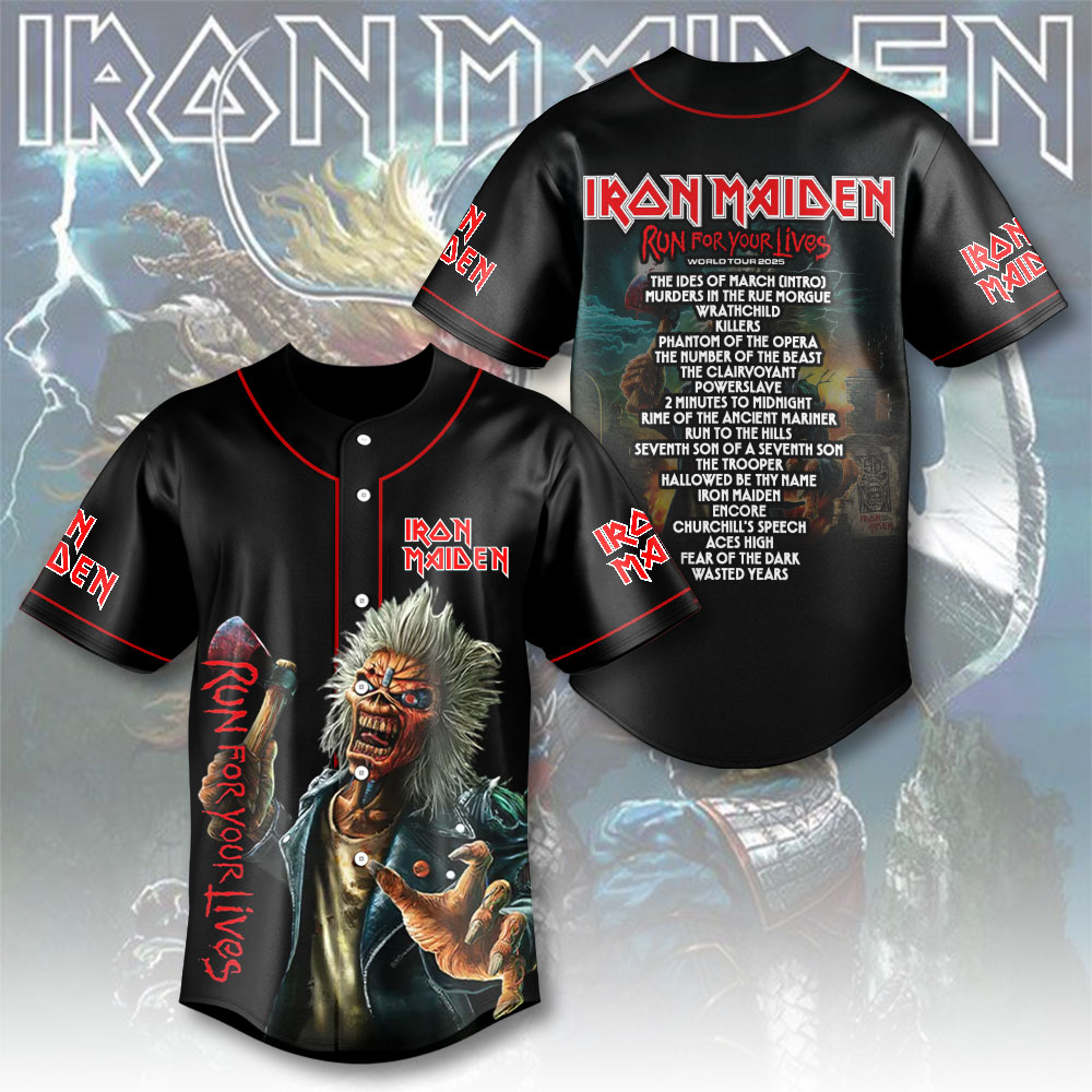 Iron Maiden Baseball Jersey