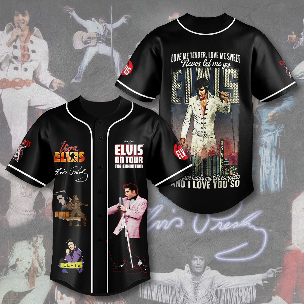 Elvis Presley Baseball Jersey